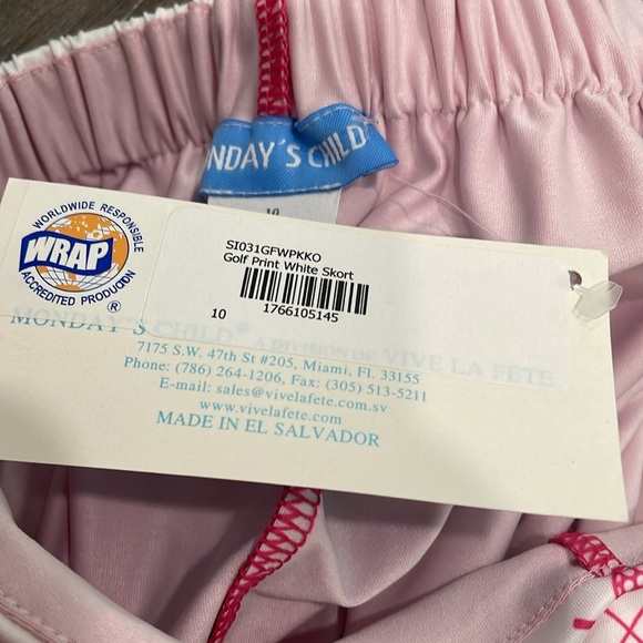 Monday's Child golf skirt NEW - Picture 6 of 6